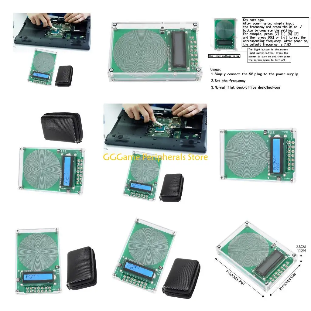 

U55B 7.83HZ Resonance Low Frequency Waves Generator Adjustable