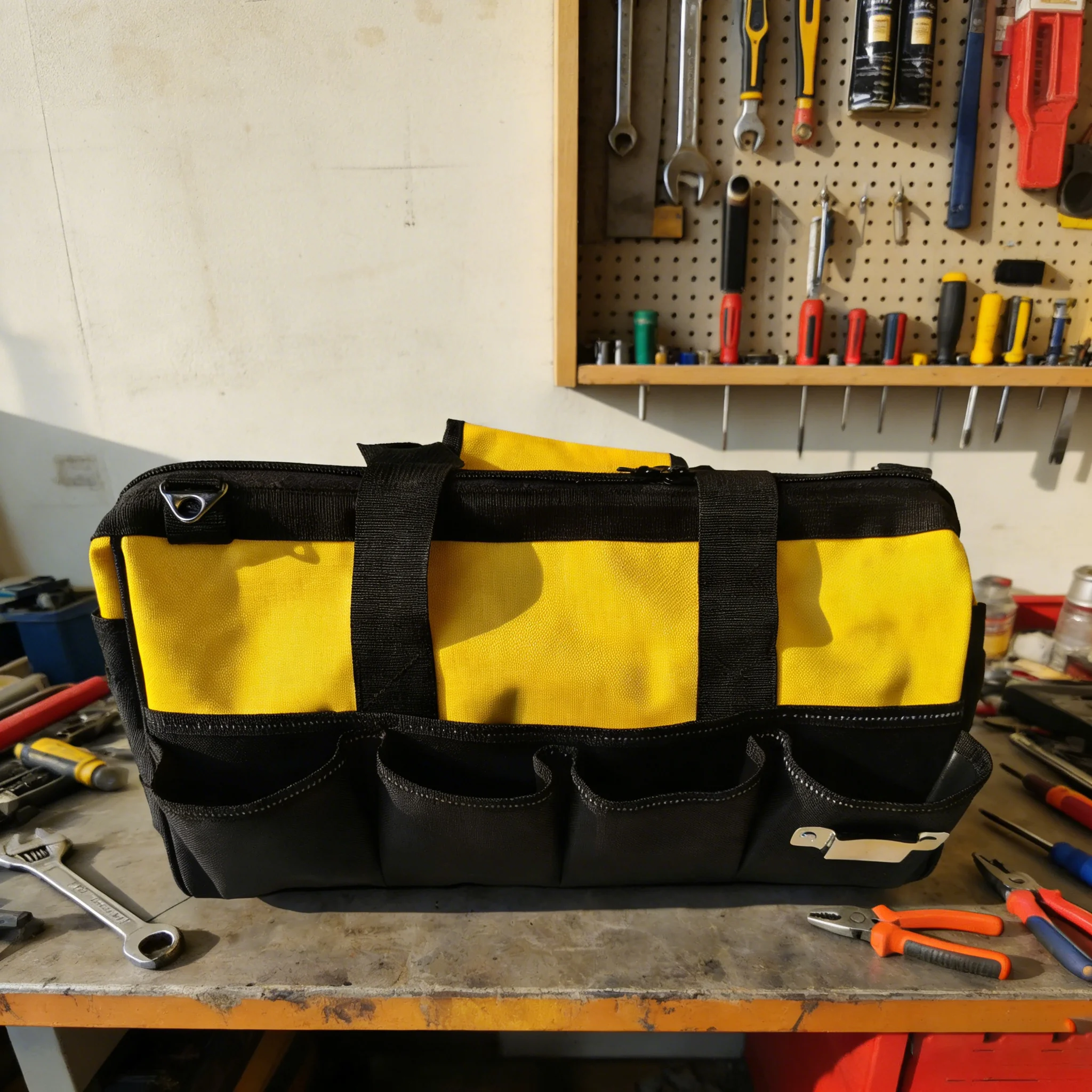 

Tool Tote Bag Comfortable Tool Kit Bag Portable Tool Bag Heavy Duty For Diy Enthusiasts Engineers Electricians