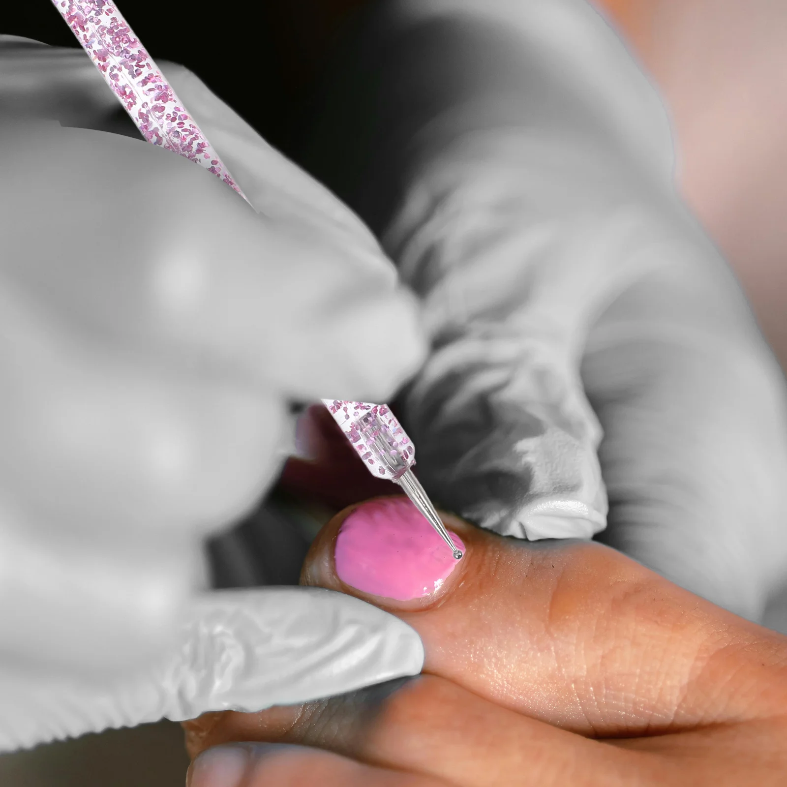 5개 네일 아트 라인스톤 픽커 펜슬 세트, 일상 작업, 외출, 파티, DIY 연습용으로 안전하고 내구성이 뛰어난 도팅 펜