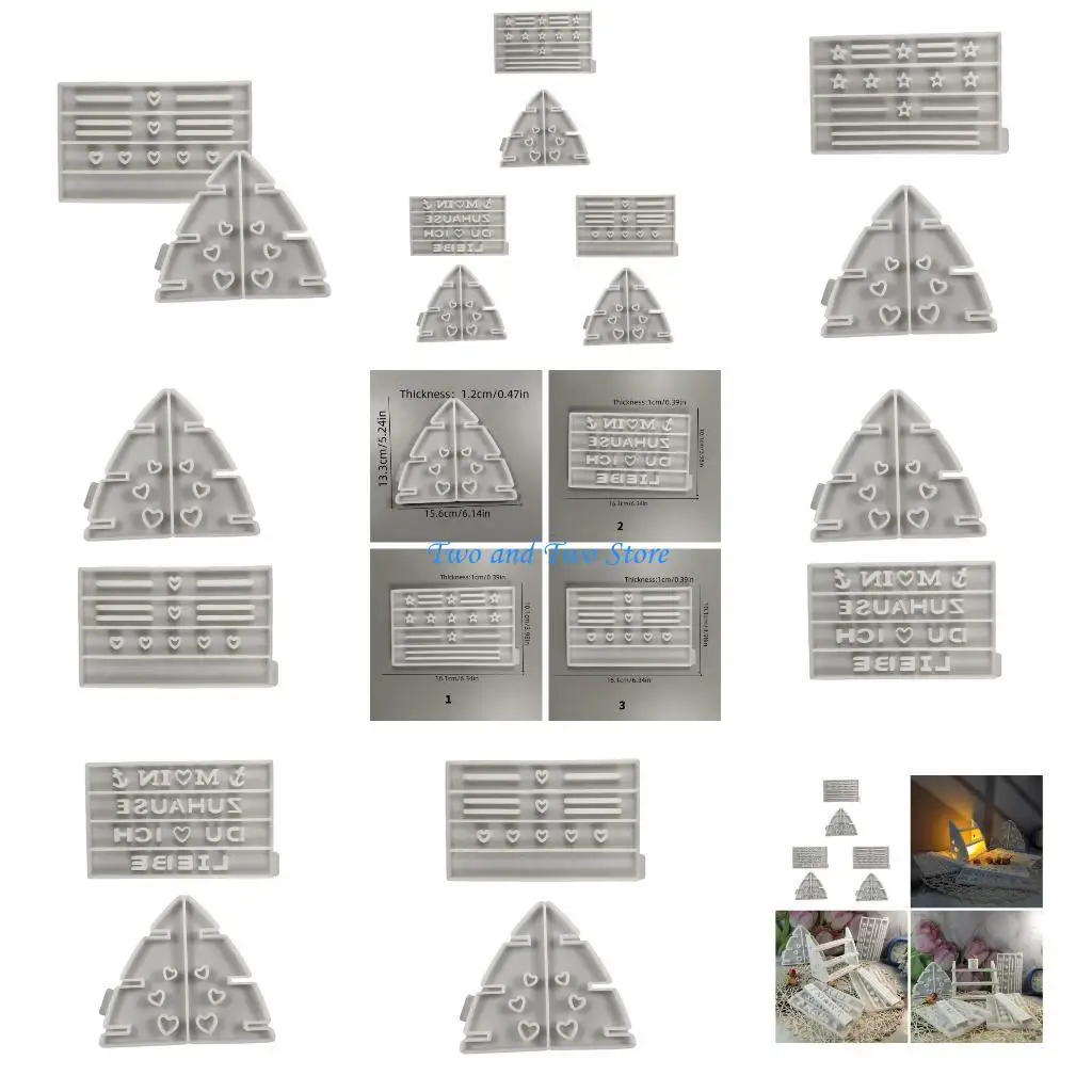 

HX6F Resin Crafting Mold Organizers Rack Molds Rack Making Silicone Moulds Makeup Display Molds Silicone Texture for Crafting