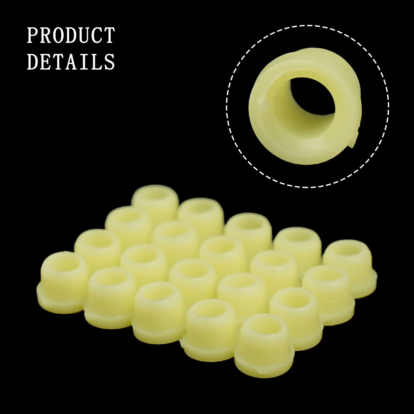 Easy To Install Rubber Ring Pipe Seal Pipe Seal Ring Replacement Rubber White/yellow 20pcs For R12 R134A/for R410