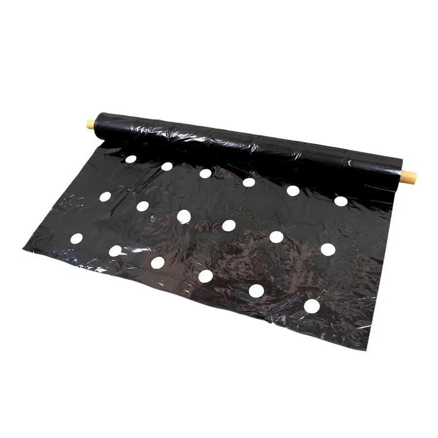 2025100% 신형 UV 처리된 PE 검정 멀칭 필름 온실 농업용 비닐 지반 커버 농업용 비닐 제품