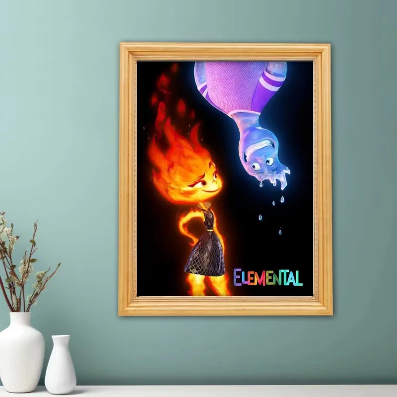 5D DIY عنصر الماس الفن اللوحة أطقم فسيفساء 2024 جديد التطريز مجوهرات عبر غرزة ديكور المنزل الأطفال هدية الحرف