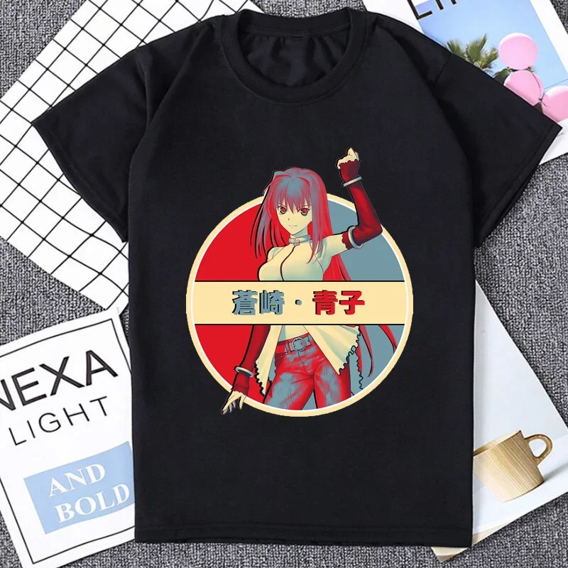 Type-Moon Tsukihime Arcueid Brunestud Japanese Anime Aesthetic Tshirt Fate FGO Fans Kawaii T-shirt Streetwear Harajuku Tees