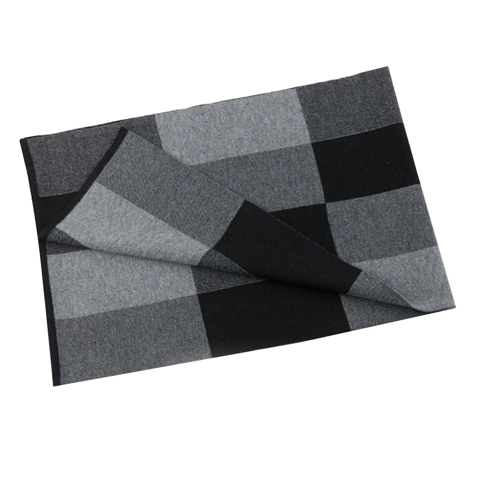 

Thick Warm Scarves Men Winter Neck Cashmere Wool Plaid Large Size Soft Shawl Gentle Touch Fashion Style Comfort Gifts