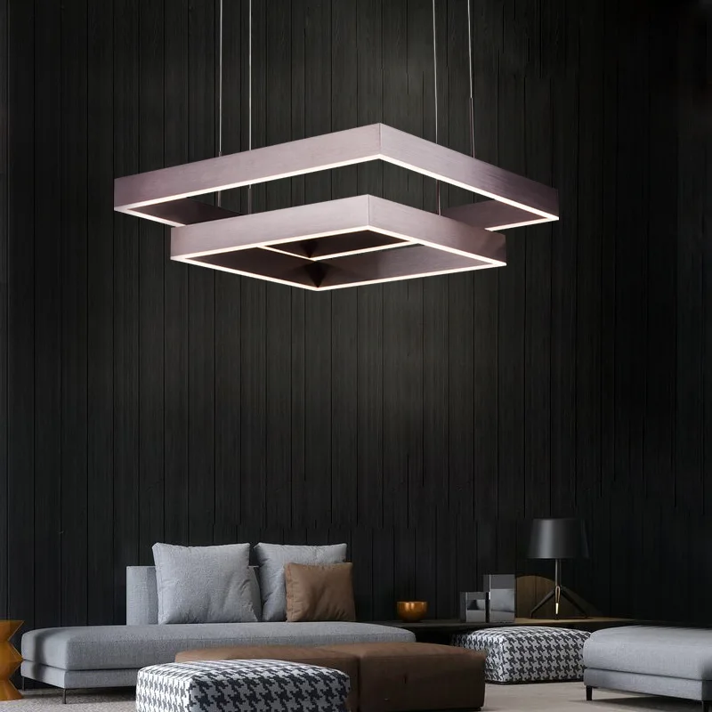 

AiPaite Ring LED Light Fixture for Dining Room, Bedroom, and Other Home Decor, Adjustable Height Ceiling Pendant.