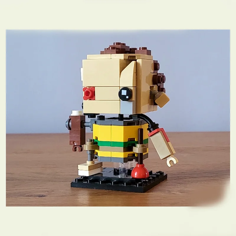 148 قطعة MOC اليد الثانية روز القمامة سطل BricKidz Brickheadz نموذج اللبنات لعبة البناء هدايا عيد الميلاد الطوب الاطفال