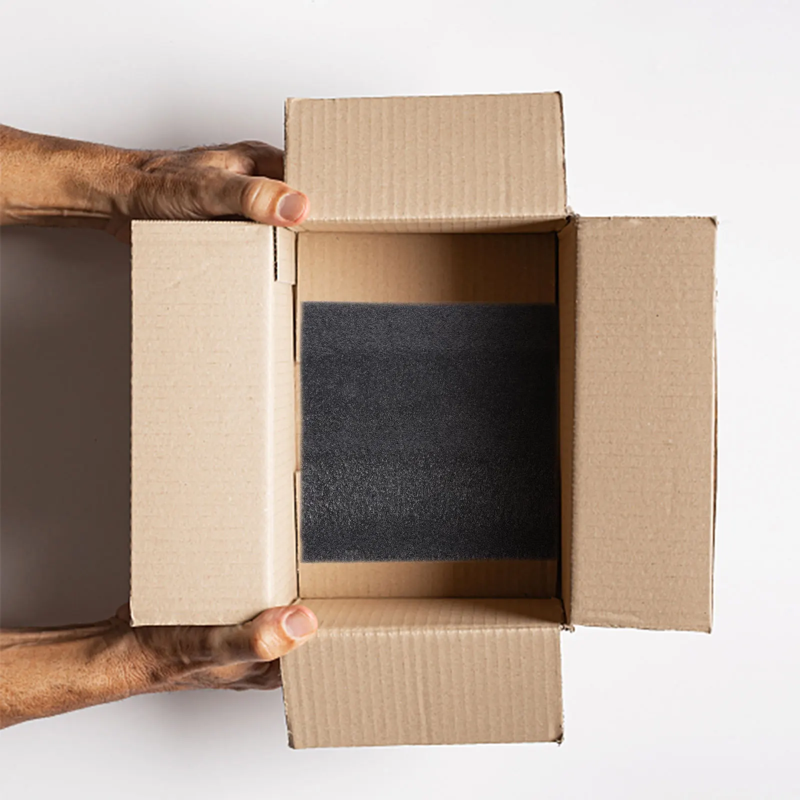 

2Pcs Black Board Expanding Foam Packaging Multi-Function Packing Inserts Delivery Protection Liner Packing Supply