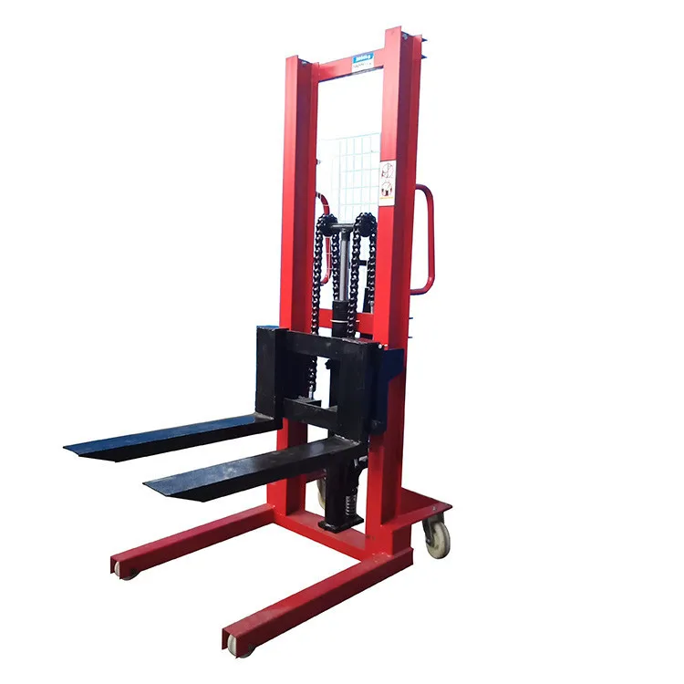 1 Ton 2ton Manual Forklift 500kg 3 Ton Hydraulic Pallet Lifter Hand Forklift Truck Manual Stacker for Sale