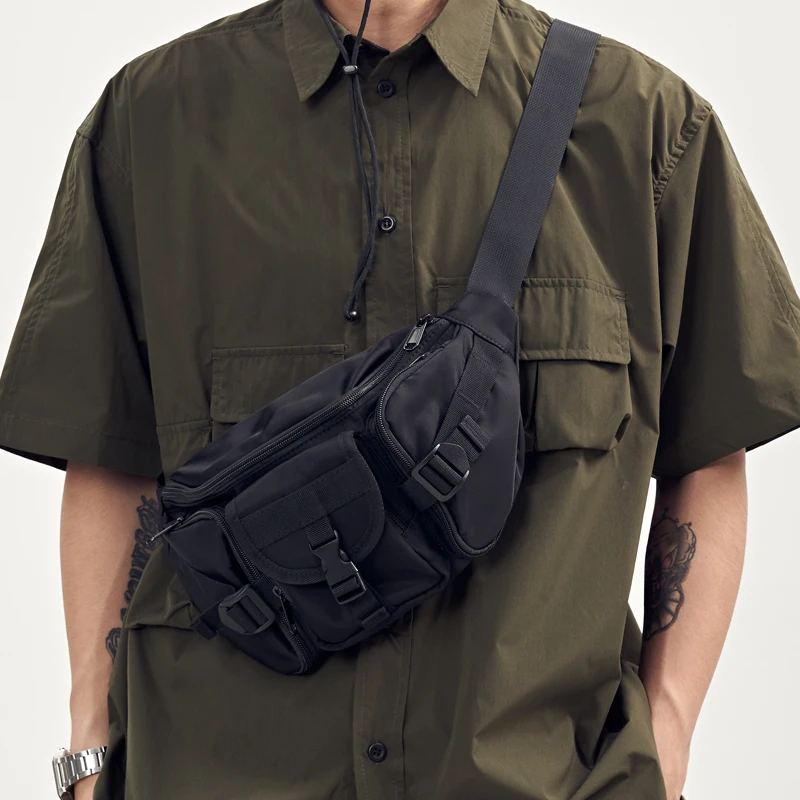 

Street Style Casual Backpack Summer Crossbody Men's Women's Satchel Trendy Workwear Chest Bag Leisure Shoulder Bag Waist Bag