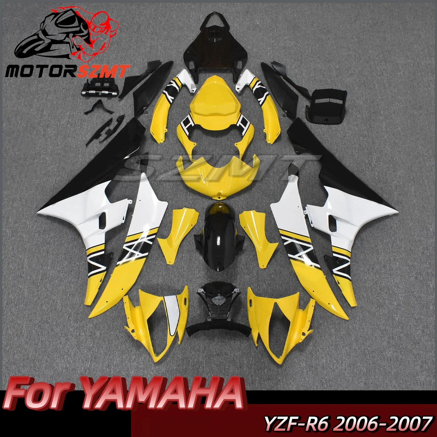 Front Fender Tank Cover Side Panels Full Fairing Kits Motorcycle Accessories For Yamaha R6 2006 - 2007 06 07