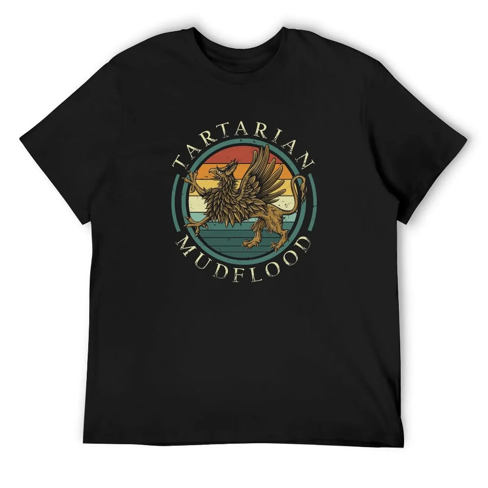 

Tartarian Mudflood - Retro Ancient Civilization Griffin T-Shirt shirts graphic boys whites Men's cotton t-shirt