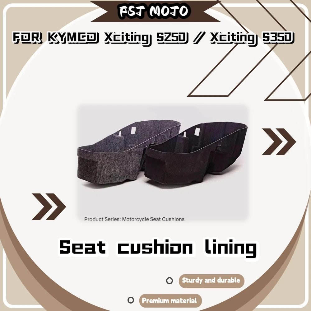 For KYMCO S250/S350 Precise Molded Felt Liner Reserved Notch Cutouts Perfect Match Original Bucket Installation Holes