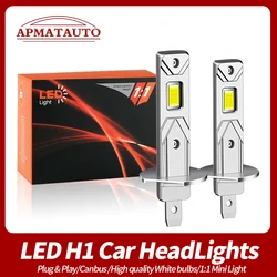 1/2PCS H1 LED Headlight 1:1 LED DC12V Canbus Nonpolarity for Ford focus fiesta Skoda Fanless 6500K Super Bright Lamps Fog Lights