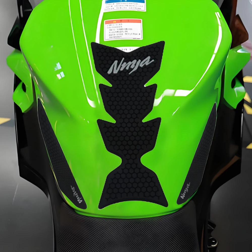 Számára kawasaki Nindzsa 400 ninja400 Új Motorbicikli Ciszterna Kárpitoz Hátvéd 3D Ábrászoló matrica Matrica benzin Fűtőanyag Könyökcső Alvadás Izom-összehúzódás Domboldal Kárpitoz