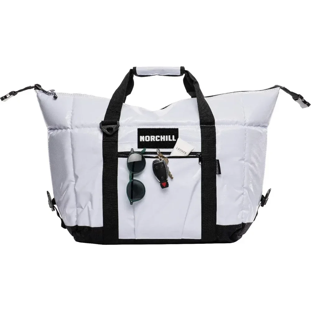 

tt for 24 Can Insulated Marine Boatbag Soft Sided Cooler, White