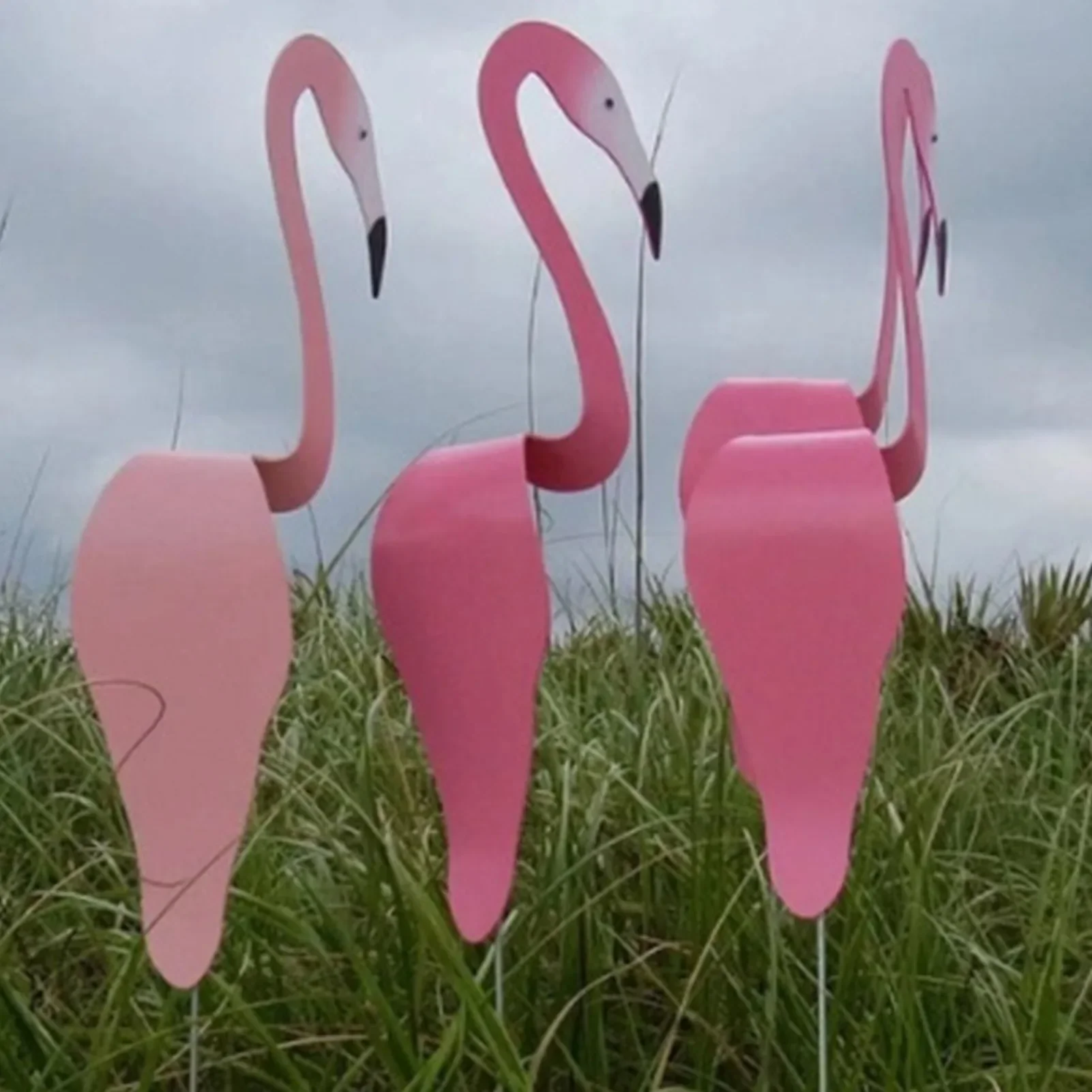 Garden Flamingo Wind Indicator Whimsical Rotating Bird Sculpture Absolutely Gorgeous Unique Dynamic Bird Garden Yard Decoration