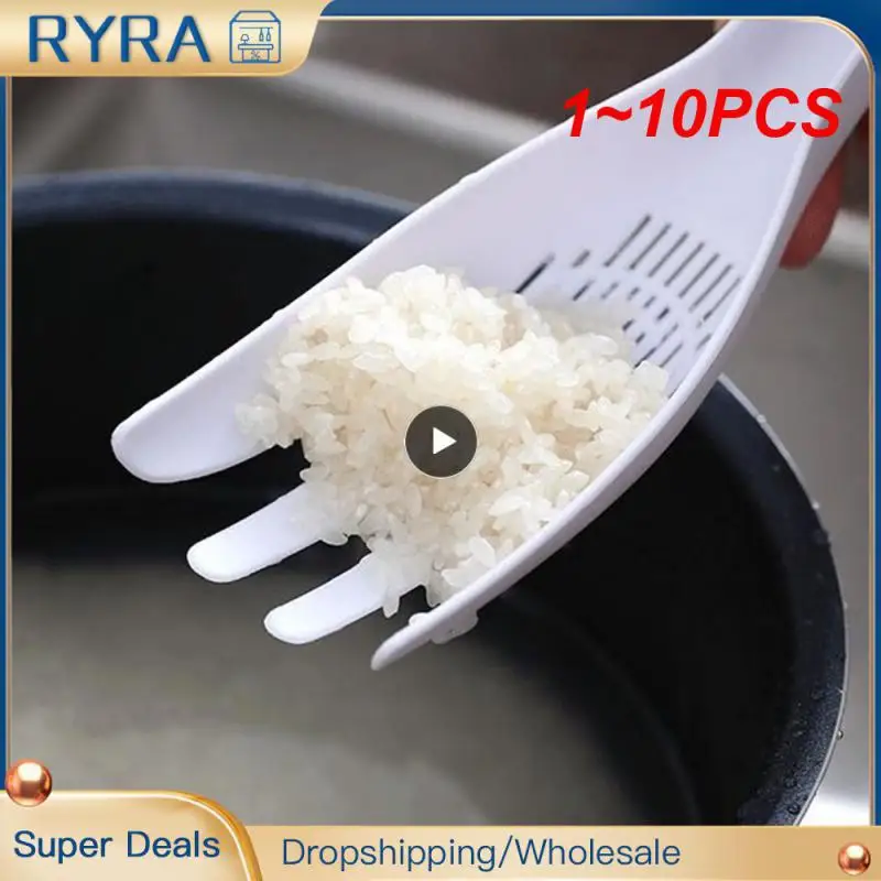 1~10PCS Rice Washing Fine Workmanship Hollow Out Food Grade Drain Comfortable Reasonable Size No Need To Get Wet Strip Drain