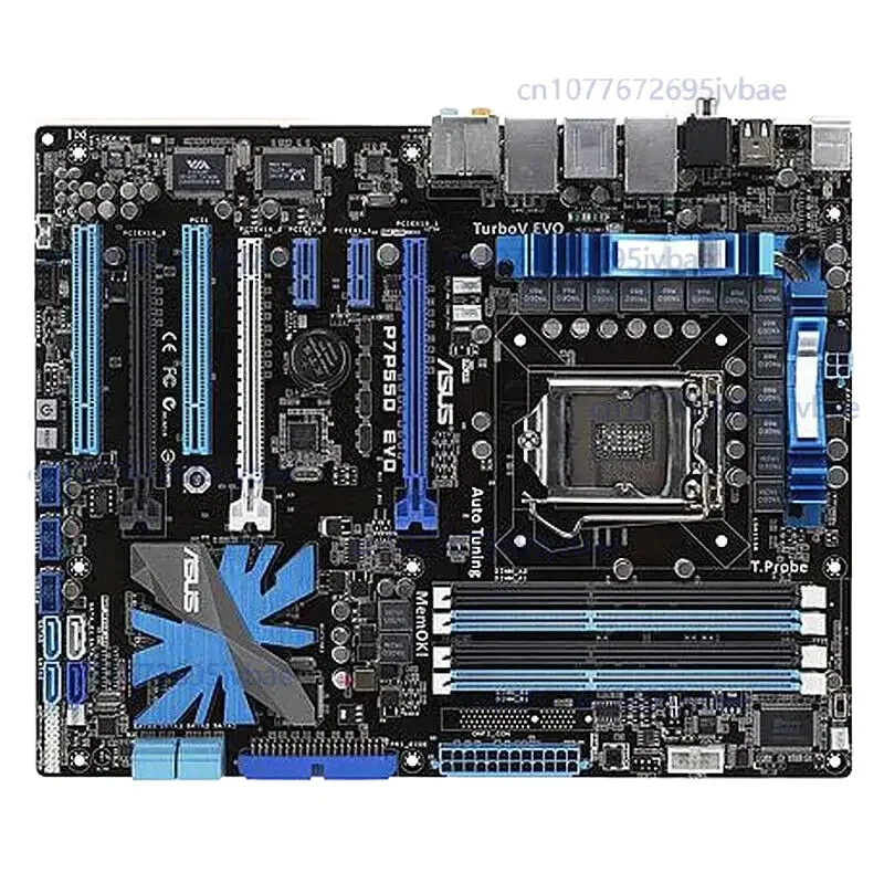 

Для ASUS P7P55D-E EVO материнская плата LGA1156 DDR3 ATX материнская плата