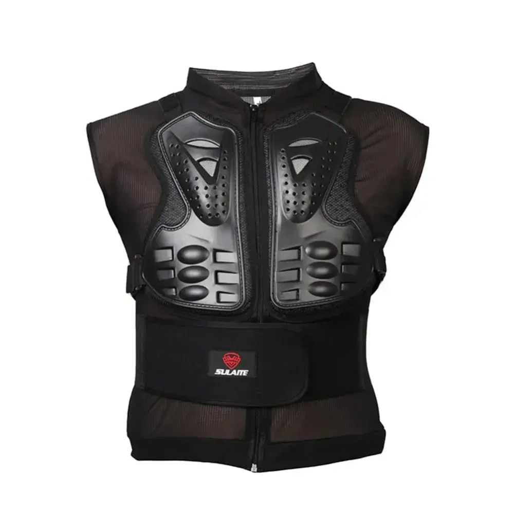 Breathable Motorcycle Armor Motorcycle Jacket Riding Chest Protector Sleeveless Off-road Riding Armor Vest Jacket Back Guard
