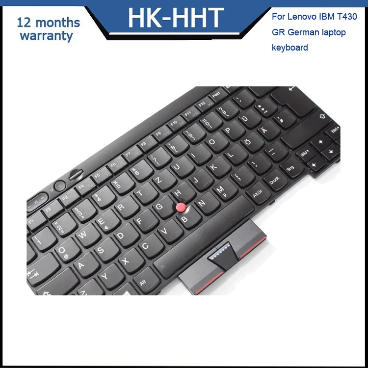 HK-HHT Replacement German Layput Laptop Keyboards for IBM  ThinkPad T430 Black Laptop Keyboard