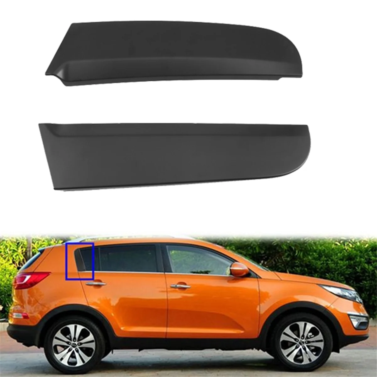 Car Left Rear Door C Pillar Garnish Cover 832703W010 for KIA Sportage 2011-2016 C Pillar Cover