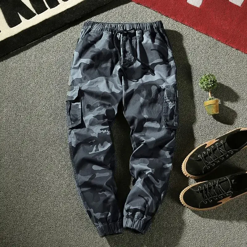 Joggers Camouflage Casual Cargo Pants Men Cotton Trousers Mens Clothes Streetwear Korean Hip Hop Harem Pants 7XL Male Pantalones