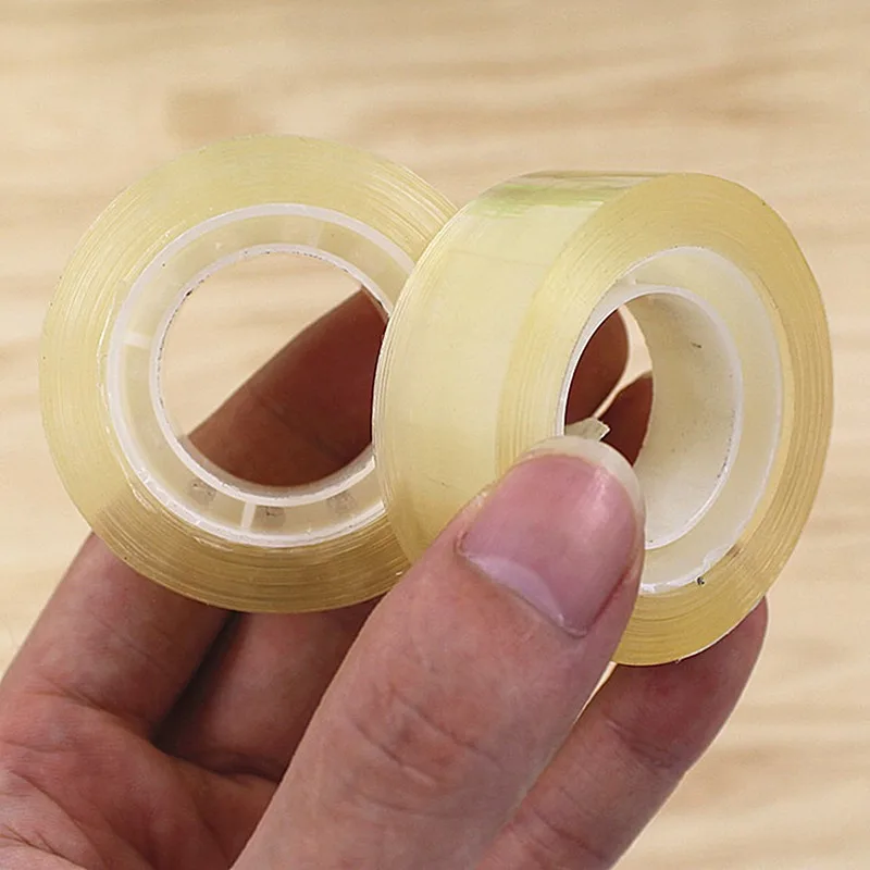 Transparente Bänder 18mm unsichtbares klares Klebeband füllt Rollen für Geschenk verpackungen nach Hause Schul bedarf Handwerk Dekoration Packband