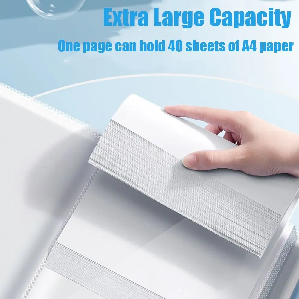 Capibara A4 Document Bag Large Capacity Organ Bag File Classification Holder Waterproof Envelope Folder Test Paper Storage Bag