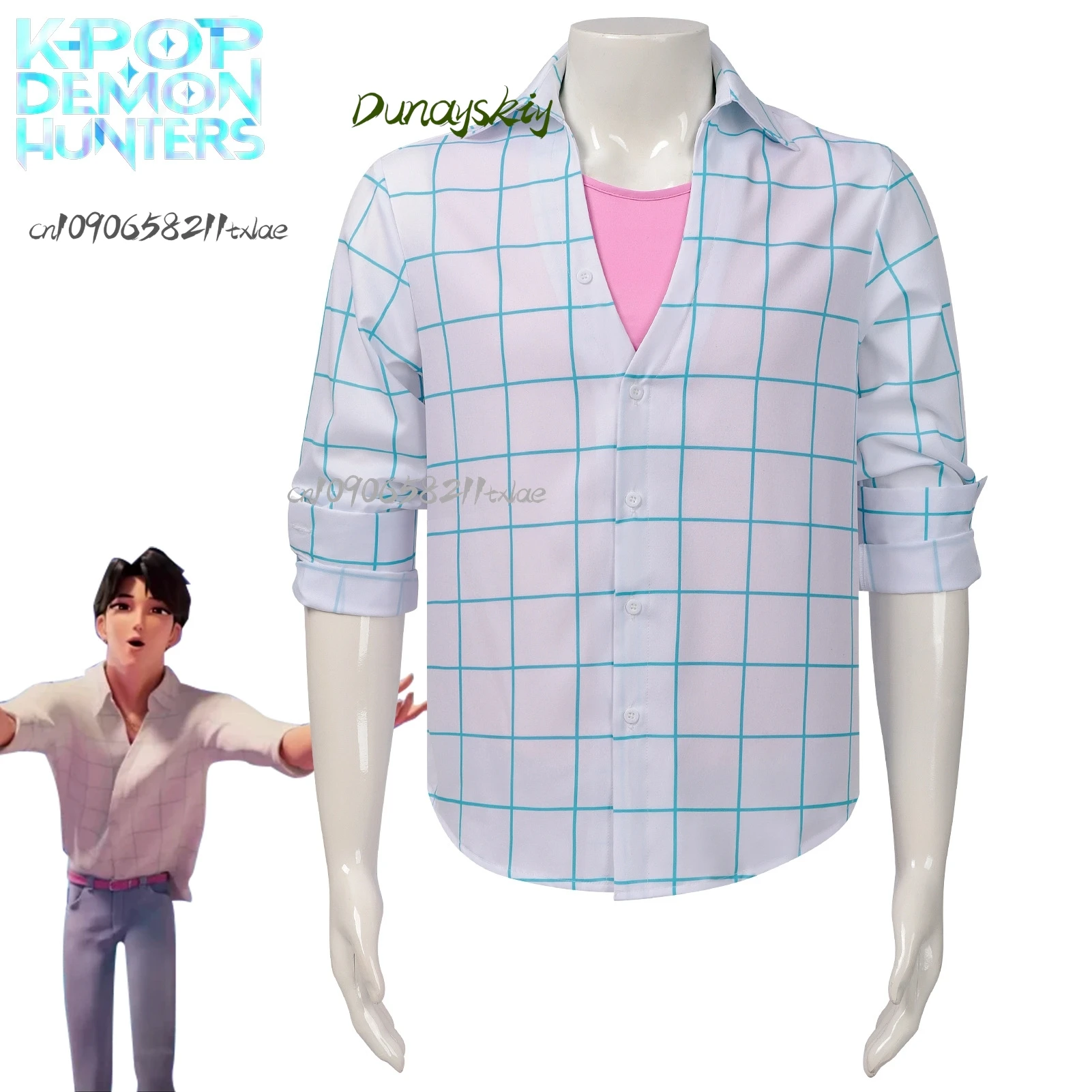 Movie Saja Boys Cosplay Costume Wig KPOP Demon Hunters Baby Mystery Romance Abby Jinu Halloween Party Cosplay Costume Outfit