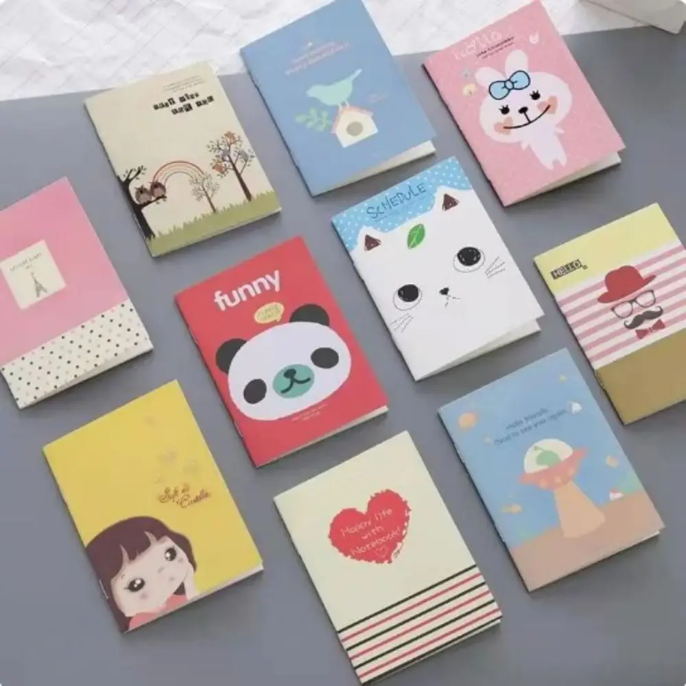 Portable Mini Cartoon Mini Notepad Paper Soft Cute Notebook Cute Creative Pocket Book School