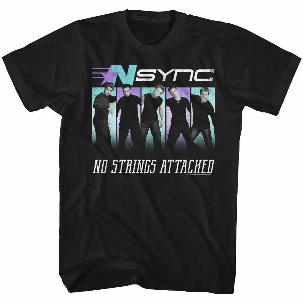 NSYNC Band No Strings Attached Men's T Shirt Dance Pop Music Merch