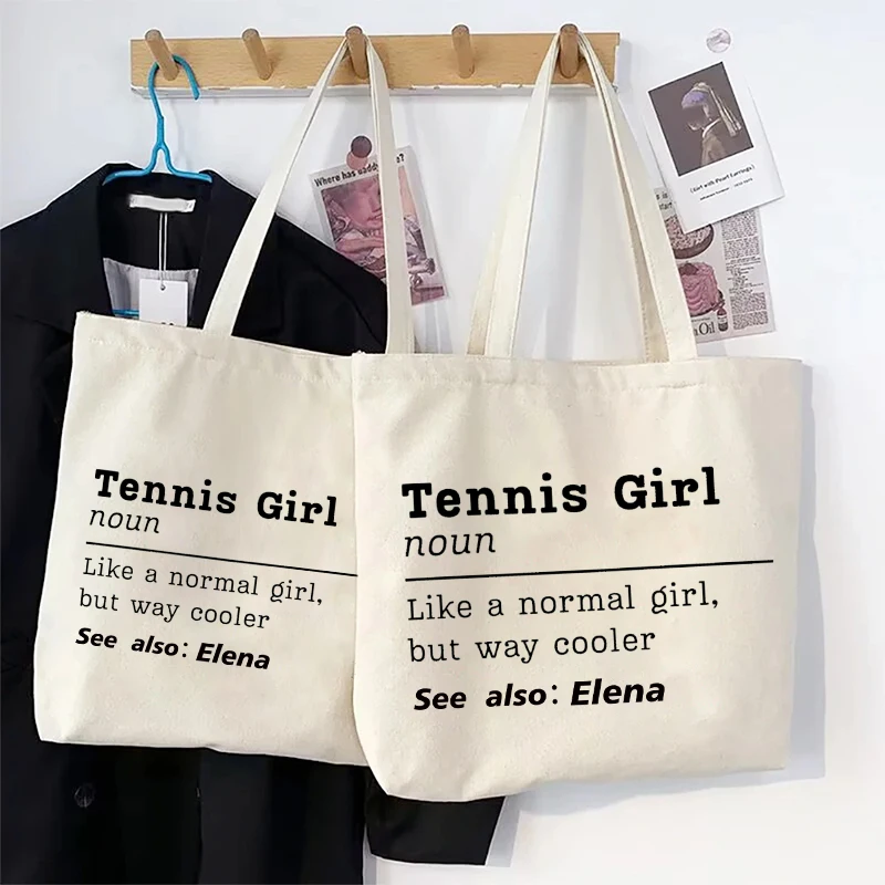 مخصص شخصية اسم التنس قماش حمل حقيبة فريق التنس المدرب هدية تنس طاولة حقيبة التخزين بينغ بونغ عاشق الهدايا حقيبة يد