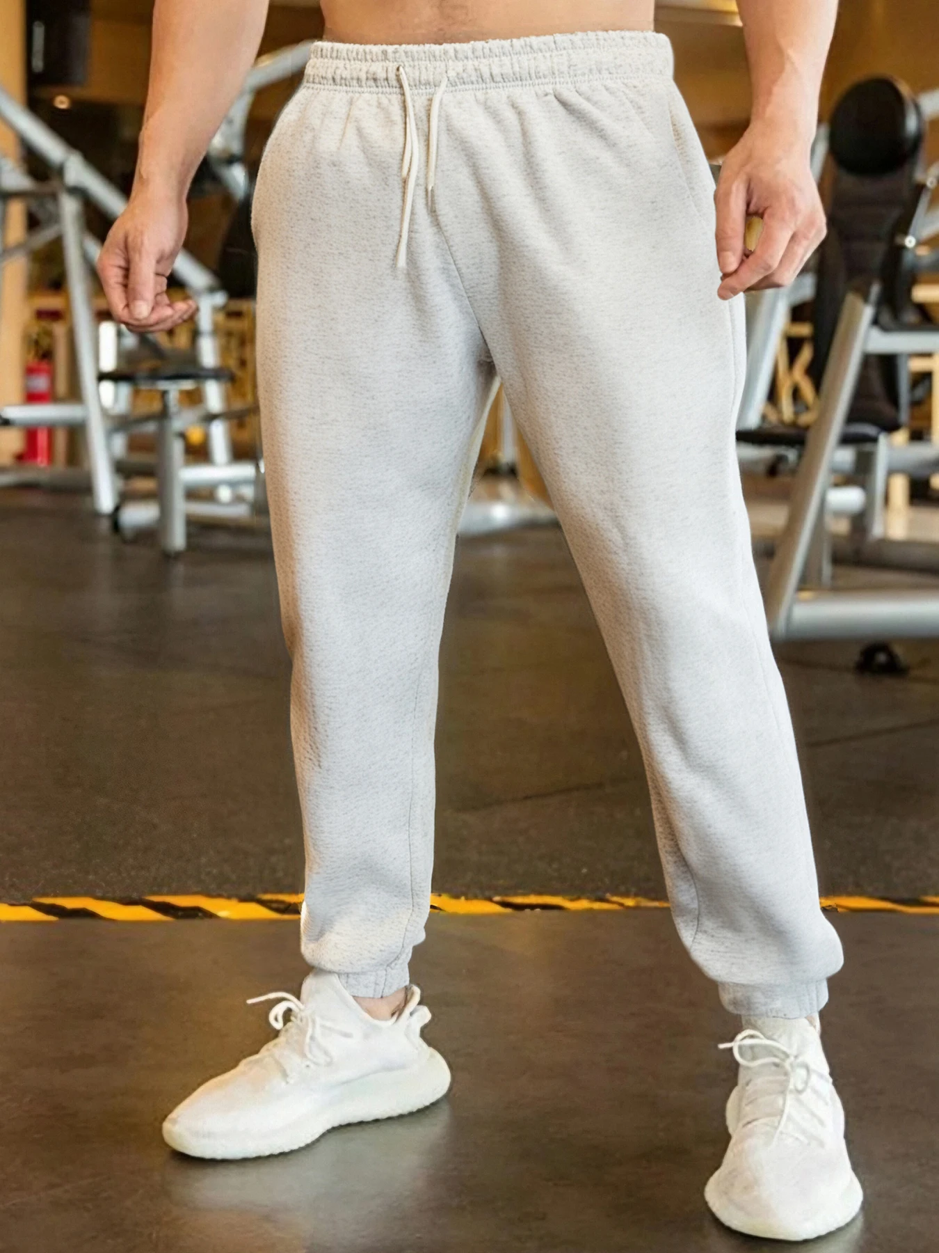 

Мужские спортивные штаны для бега: завязка на талии, манжеты на щиколотке, спортивная посадка для спортзала и повседневного отдыха