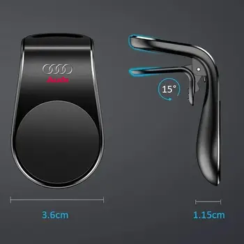 通用汽車手機支架適用於AudiA4 A3 A5 A6 A7 A8 Q3 Q5 Q7 Q8 B5 B6 B7 B8 B9 Q7 8P 8V 8L A8 Q2 Q5 RS3 RS 10 最佳銷售 奧迪A3 8V手機支架 - №6