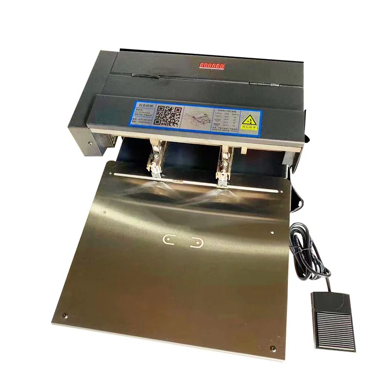 Automatic 2 Heads Unlimited Length Electric Paper Stapler Machine