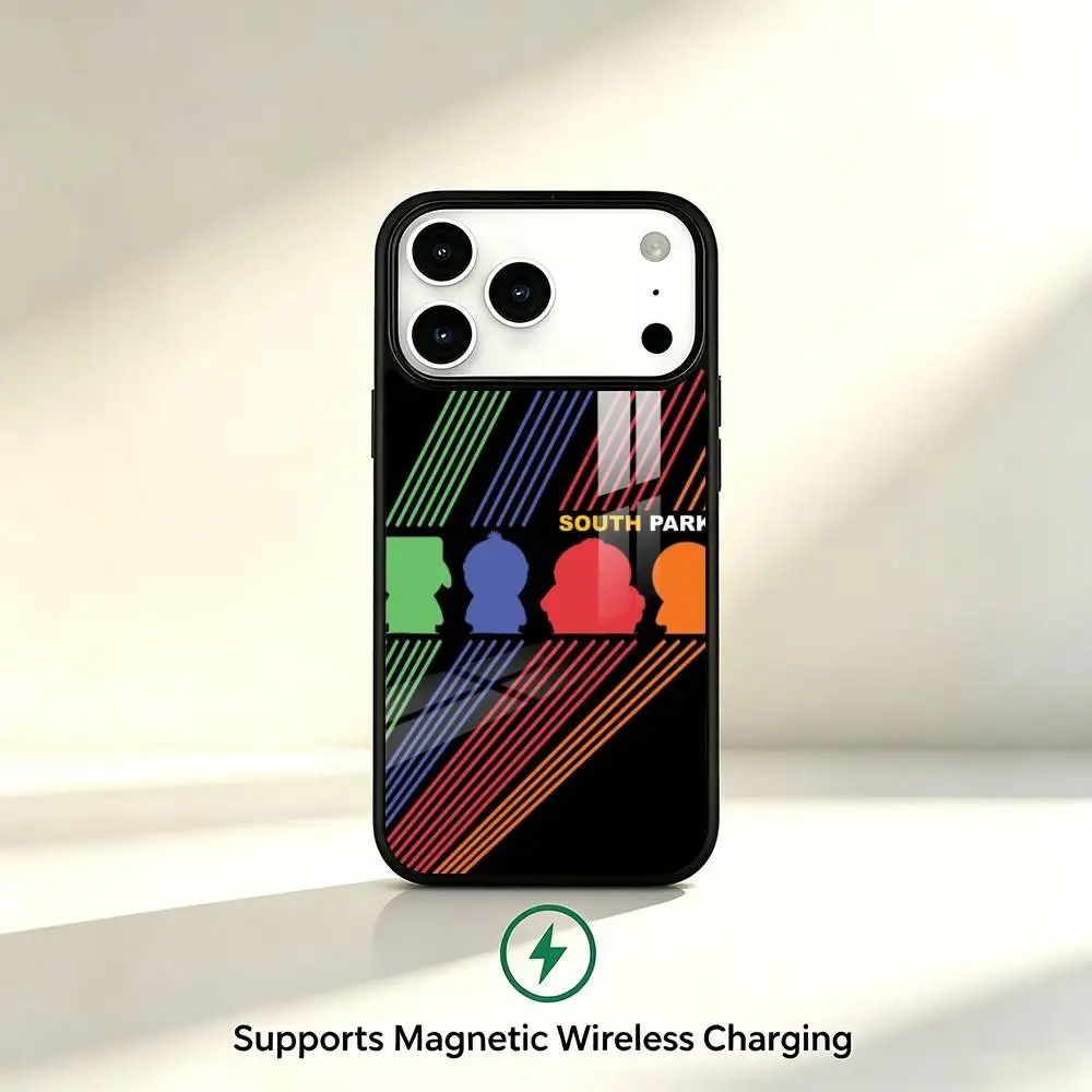 Cartoon S-South Park-k  Phone Case For iPhone17,16,15,14,13,12,11 Plus,Pro Compatible with magnetic wireless charging