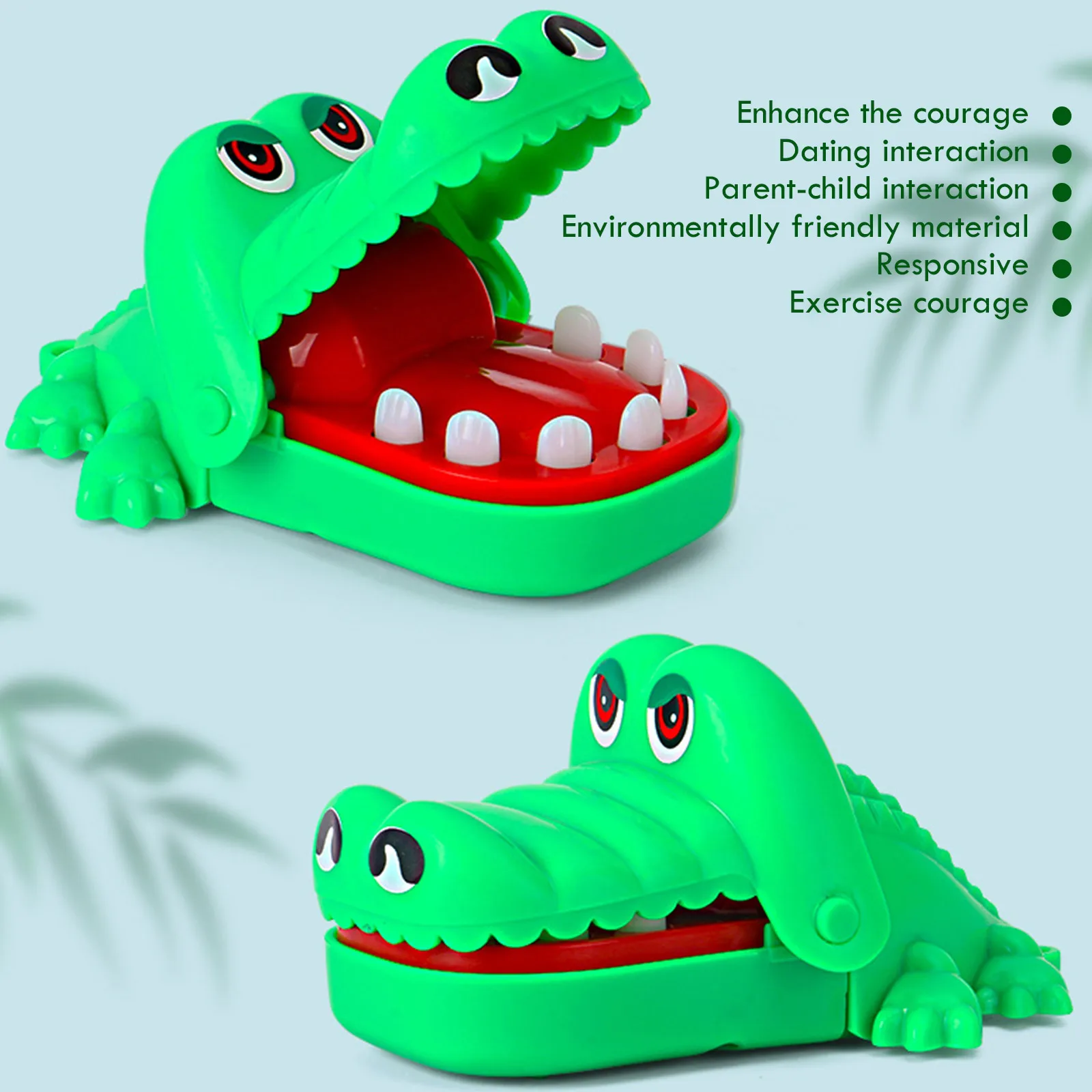 Crocodile Teeth Toys Biting Finger Dentist Games Interactive Mini Biting Finger Game Creative Non‑Toxic for Family Games