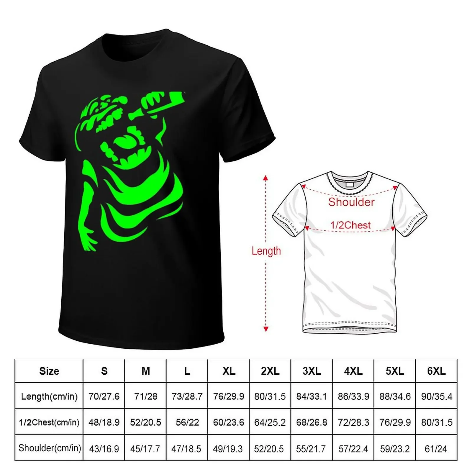 Slimer, Ghostbusters T-Shirt anime clothes summer top t shirts for men