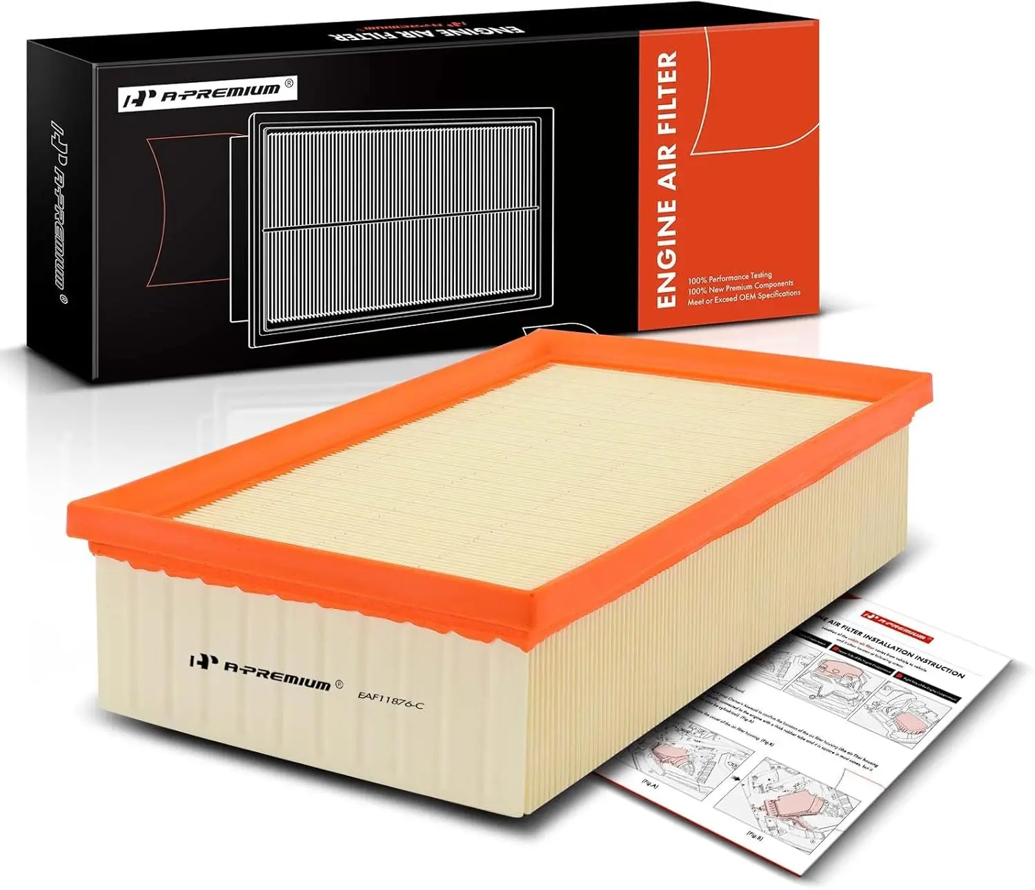 

Воздушный фильтр двигателя, совместимый с Audi A3, A3 Quattro, Q3, S3, TT Quattro и Volkswagen Arteon, Golf, GTI, Jetta, Tiguan, 2015-20