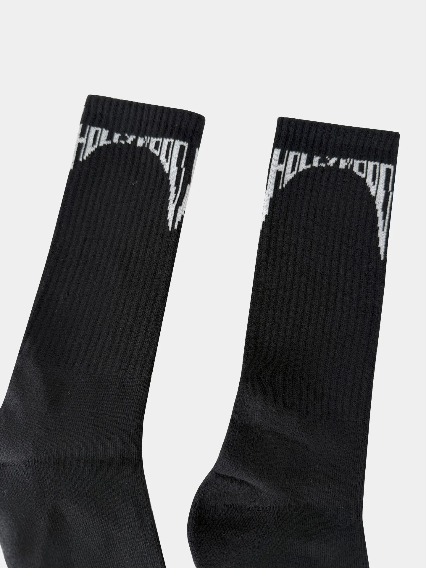 High Street Dark Ro Socks Men's and Women's Autumn Winter Black White Stock