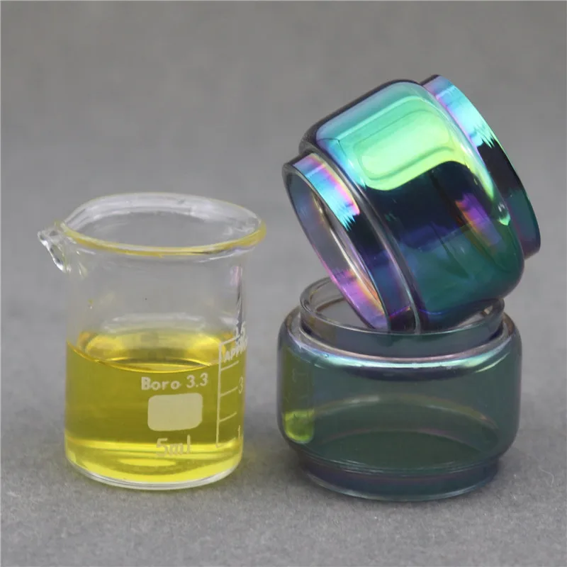 BUBBLE szklane Tube miarka Zeus RTA Dual X mesh zbiornik Sub Ohm ZX II FLI Aegis Legend 2 L200 S100