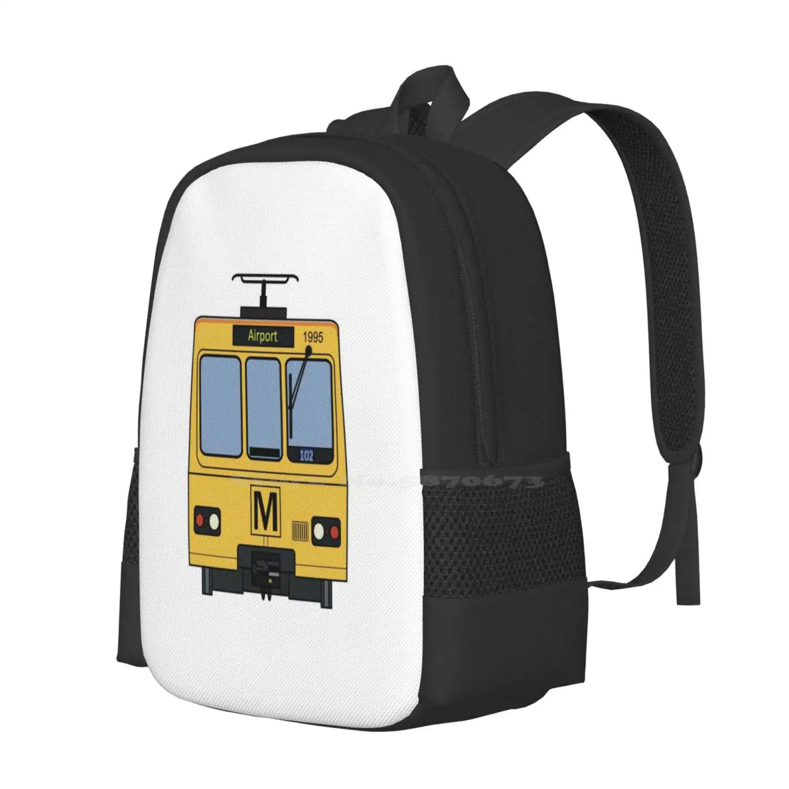 Tyne And Wear Metro (1995) Hot Sale Schoolbag Backpack Fashion Bags Newcastle Upon Tyne Tyne And Wear Metro Train Uk North East