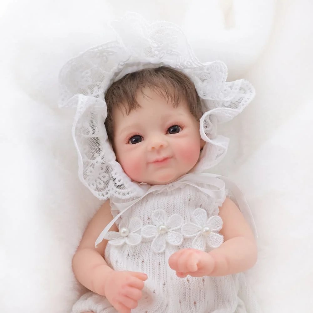 

Cloveray Original 12-inch Lifelike Silicone Reborn Baby Doll Body Soft 3D Skin Newborn Doll For Children And Girls Birthday Gift