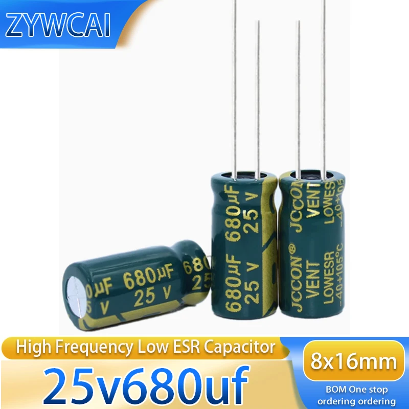 8x16 20PCS 16v1000uf 25v680uf 35v470uf 50v220uf High frequency low resistance electrolytic capacitor