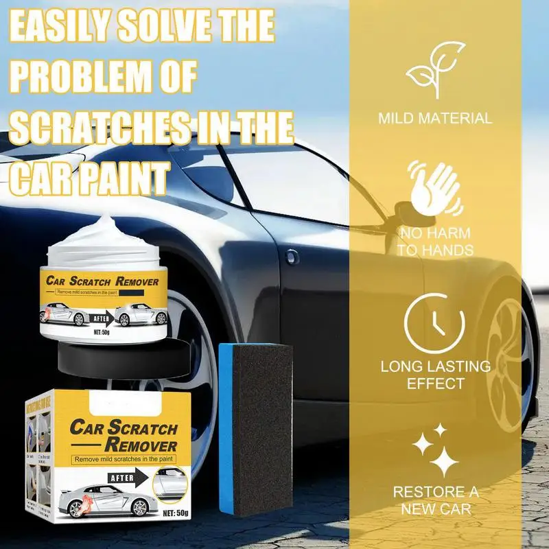 

Car Wax Crystal Plating Set Hard Glossy Wax Layer Covering Paint Removes Deep Scratches Waterproof Film Car Polish Nursing Cream