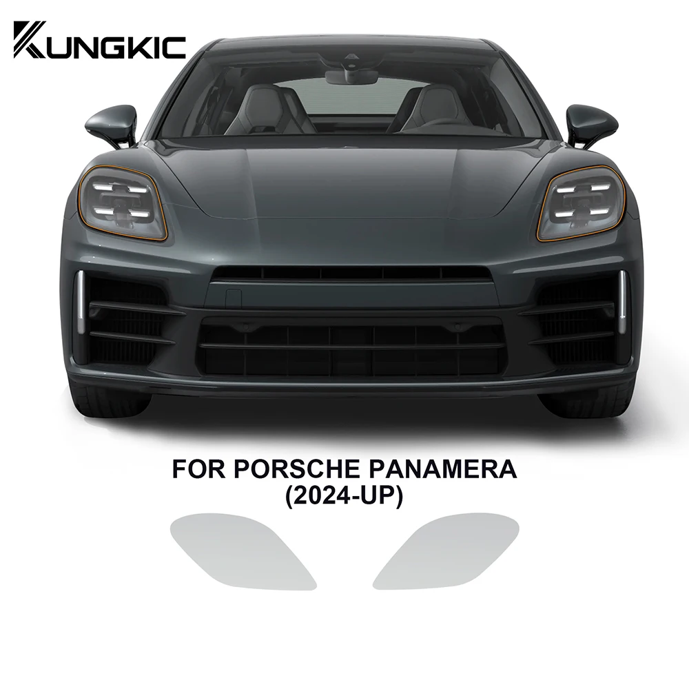 KUNGKIC for Porsche Panamera Base 2024-UP Headlight Rearview Film Car Paint Protection Film PPF Pre-cut Transparent Anti-scratch