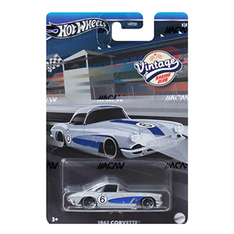 Originele Hot Wheels Auto Vintage Racing Club Diecast 1:64 Speelgoed Voor Jongens Ford Mustang Boss Toyota Corvette Custom Datsun Maverick