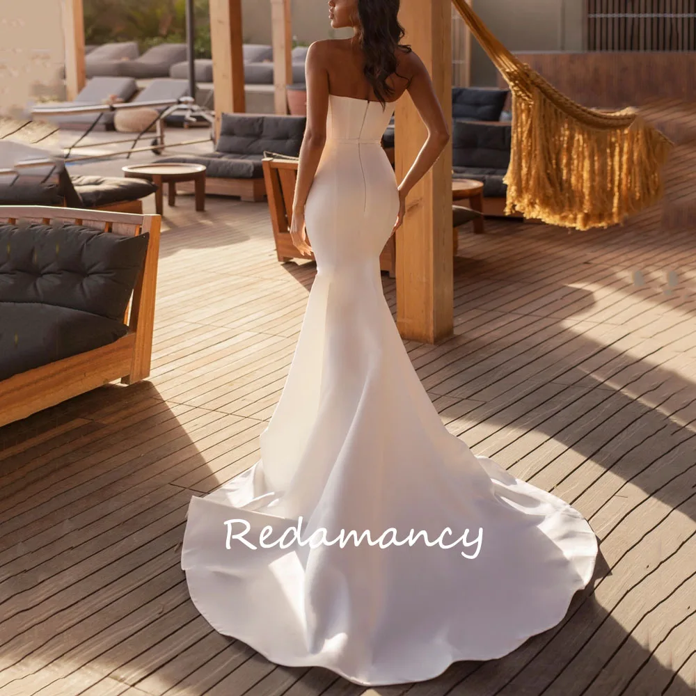 Redamancy Sexy Ivory Sweetheart Mermaid Wedding Dresses 2024 Backless Slim Floor-Length vestidos de novia Party Dress