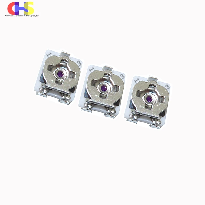 20pcs 3*3 Trimmer Resistance Potentiometer SMD 3X3 Adjustable Variable Resistor 100 500 1K 2K 3K 5K 10K 20K 50K 100K 200K 1M ohm